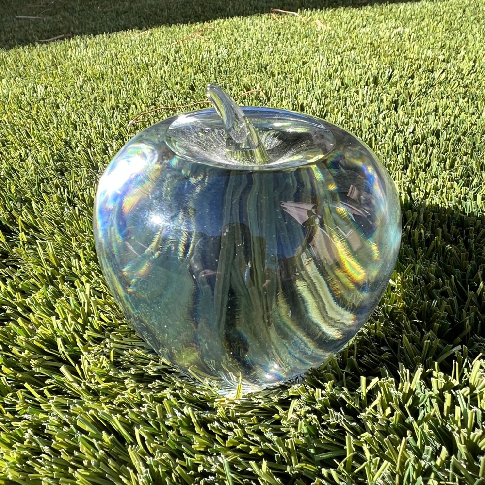 Tiffany Apple Paperweight